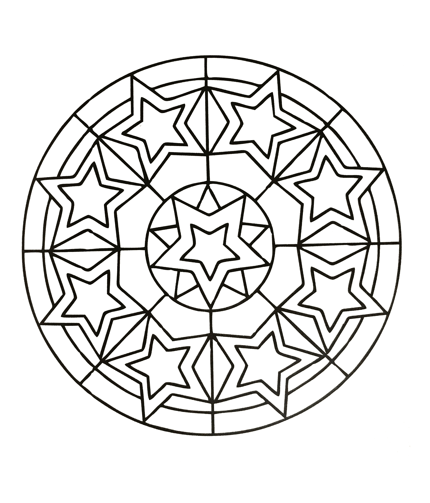 Mandalas For Children Mandalas Kids Coloring Pages