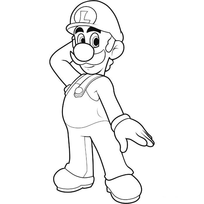 Mario And Luigi Coloring Pages