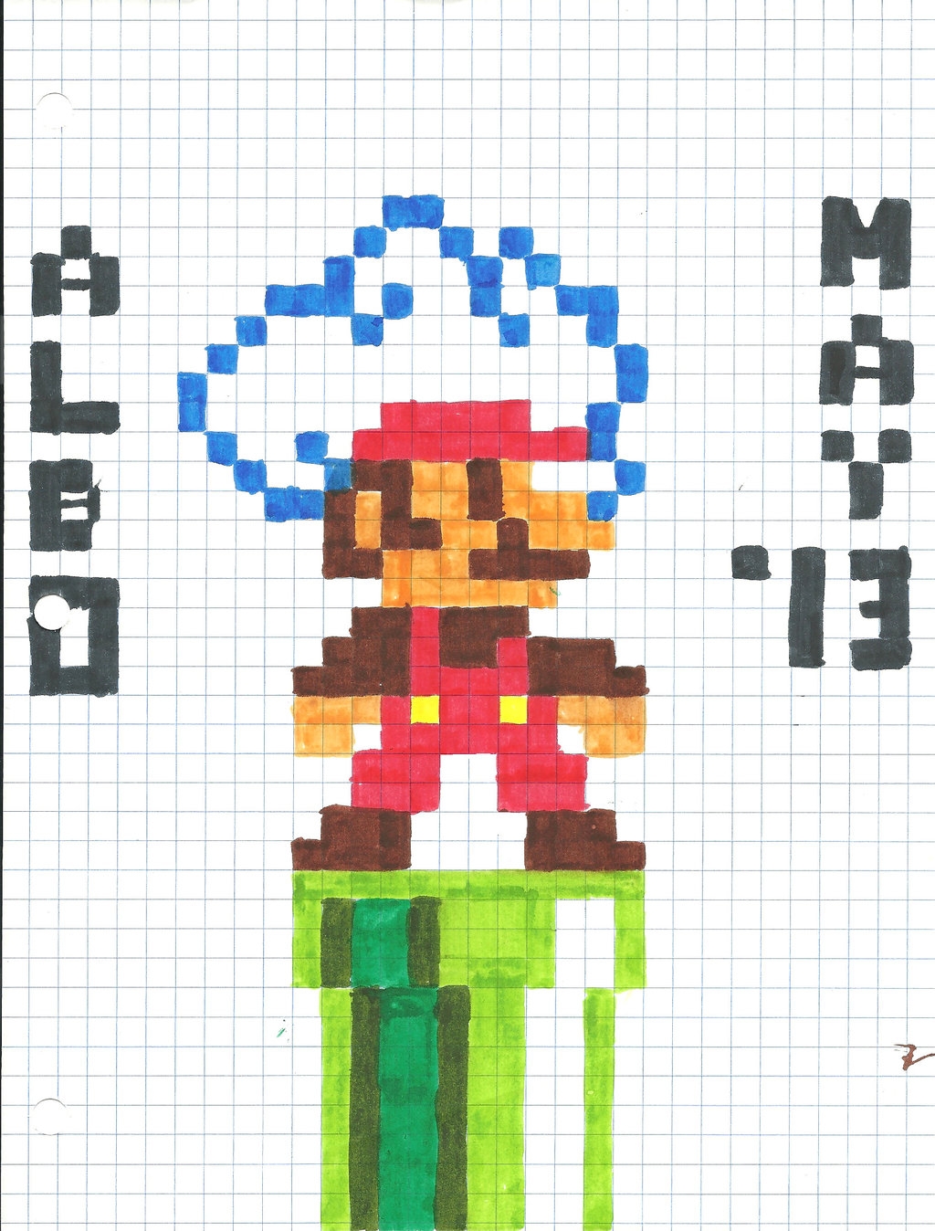 Mario Graphing Worksheets