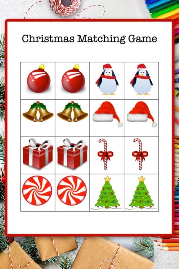 Matching Game Printable