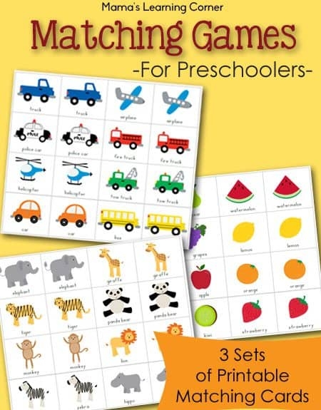printable games for preschoolers