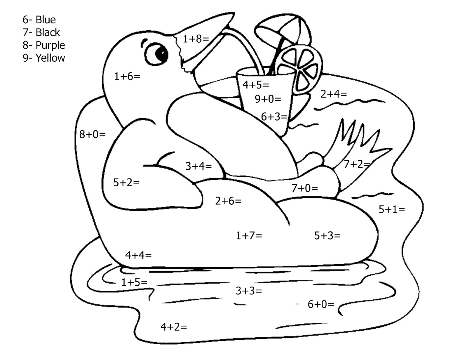 Math Coloring Pages 2 Coloringkids