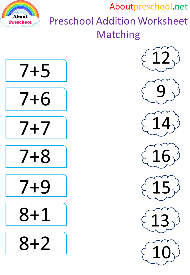 Math Worksheets For Kindergarten Worksheets Library