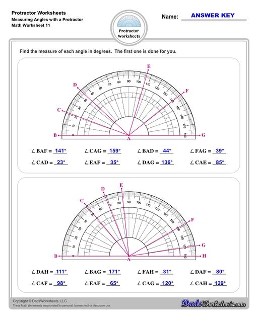Measure Angles With A Protractor Worksheets Worksheets Library