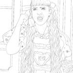Melanie Martinez Coloring Pages Printable And Easy For Kids