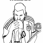 Messi Coloring Pages Online Free For Kids