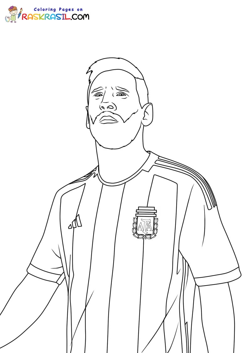 Messi Coloring Pages