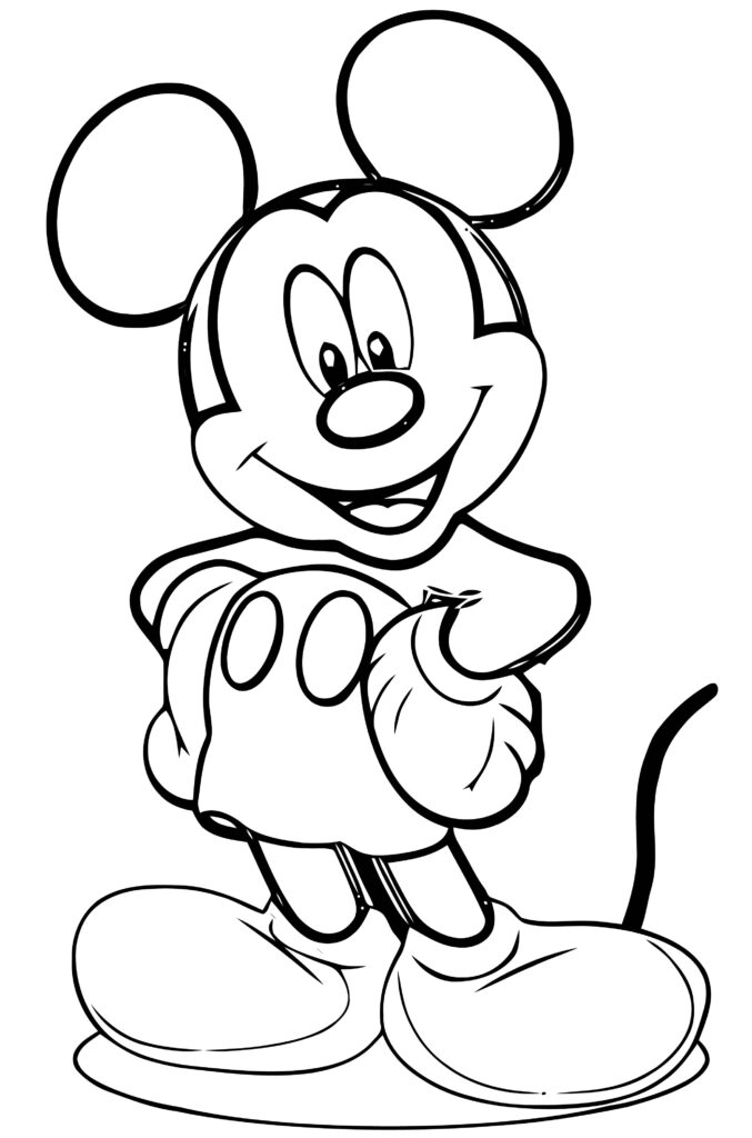 Mickey Mouse Cartoon Coloring Page Wecoloringpage 155 Wecoloringpage