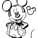 Mickey Mouse Cartoon Hd Photo Coloring Page Wecoloringpage