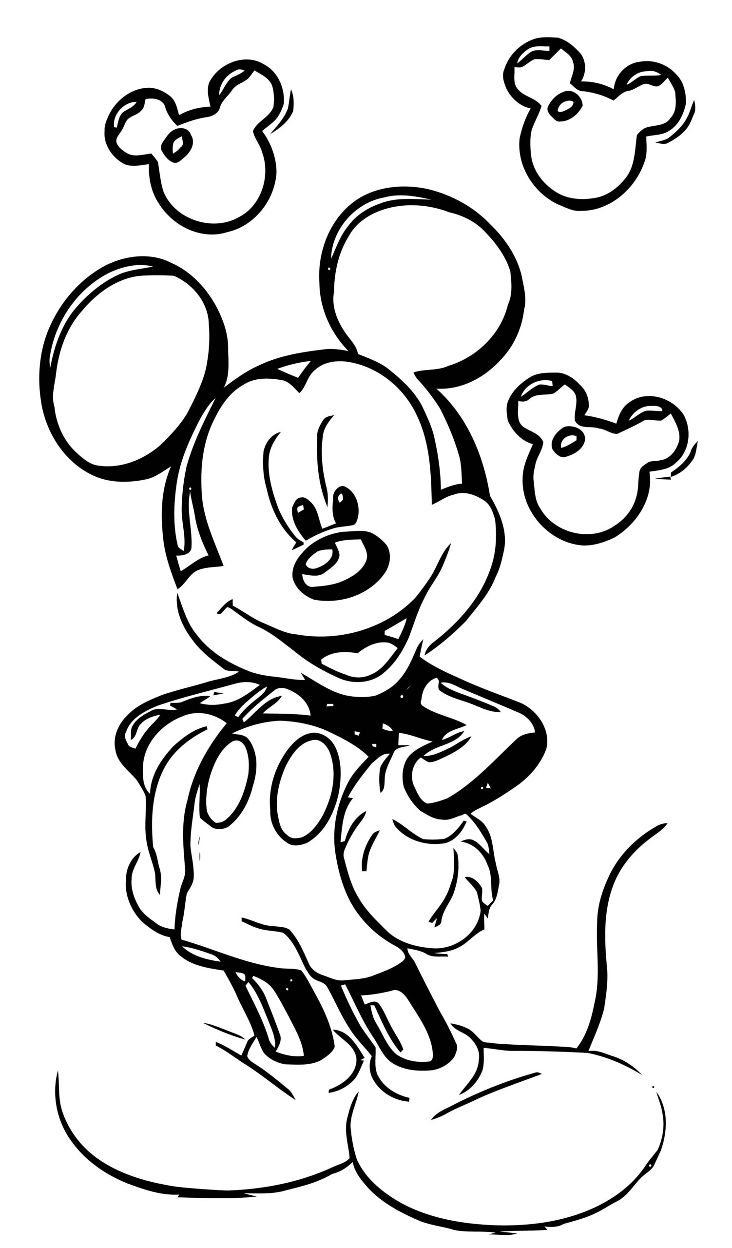 Mickey Mouse Cartoon Hd Photo Coloring Page Wecoloringpage