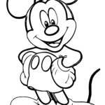 Mickey Mouse Coloring Page Mickeymouse Mickey Mouse Coloring Pages My