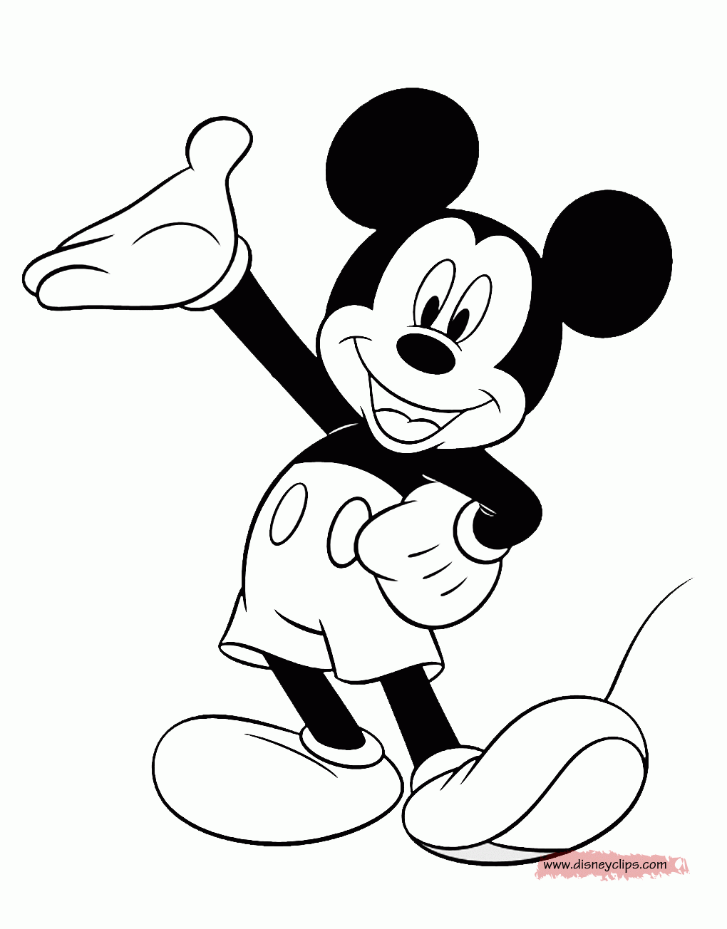 Mickey Coloring Pages