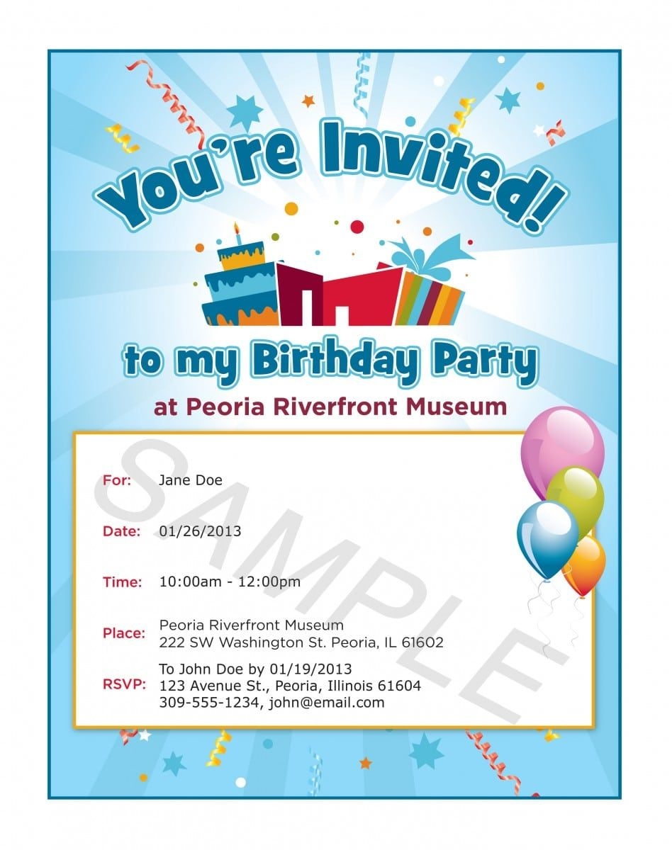 invitation format grade 11