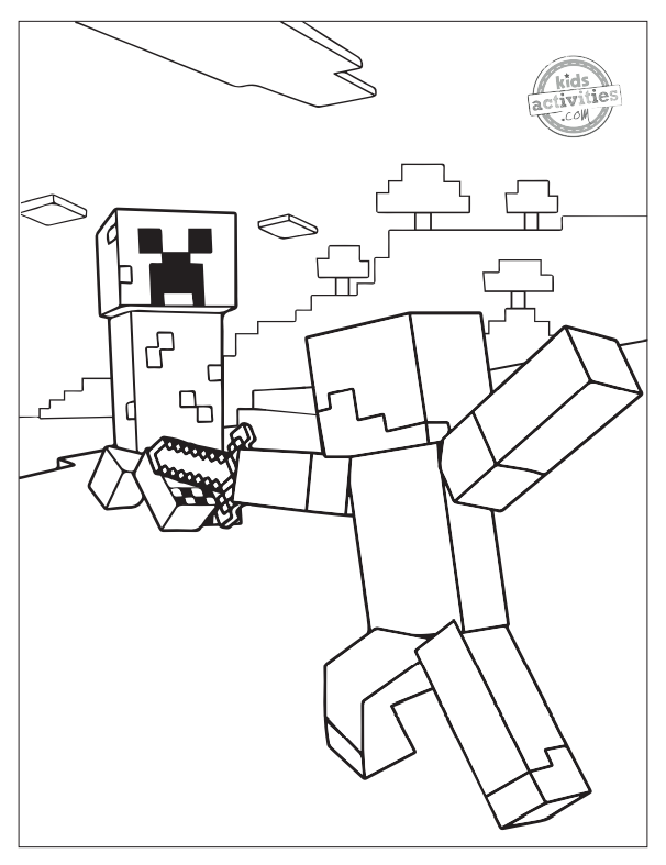 Minecraft Colouring Sheets Pdf Free Infoupdate