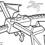 Minecraft Ender Dragon Coloring Pages