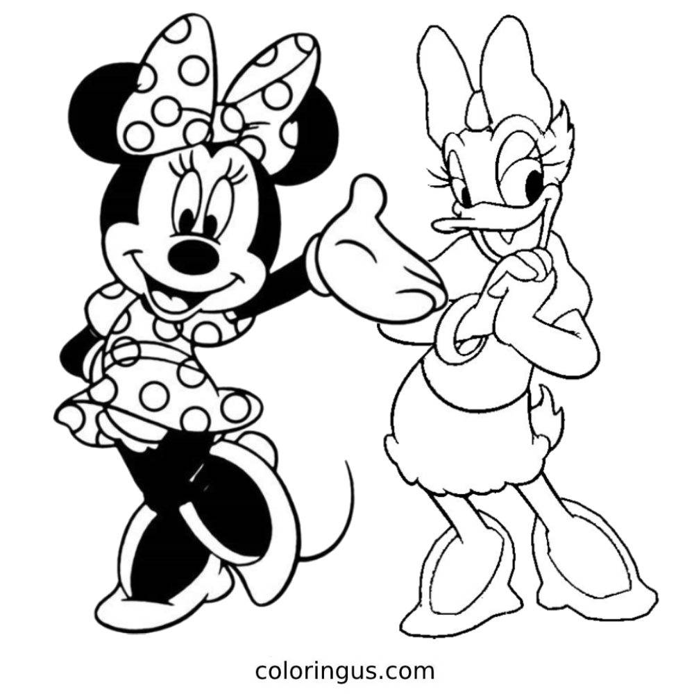 Minnie Mouse Coloring Pages