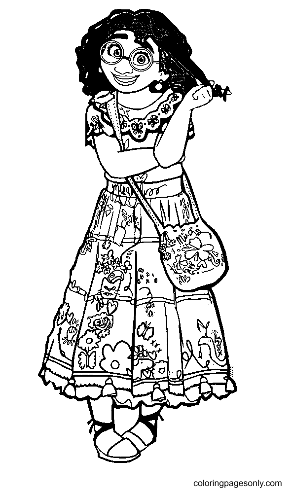 Mirabel Coloring Pages Coloring Home