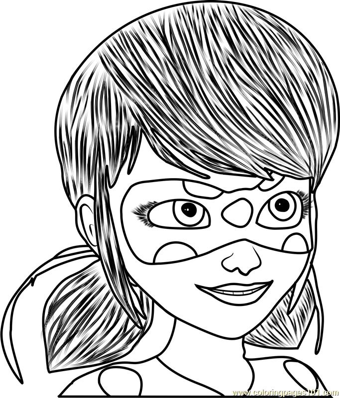 Miraculous Ladybug Coloring Page For Kids Free Miraculous Ladybug 