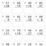 Mixed Addition And Subtraction 2 digits Worksheets K5 Learning