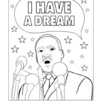 Mlk Coloring Sheets Worksheets Library