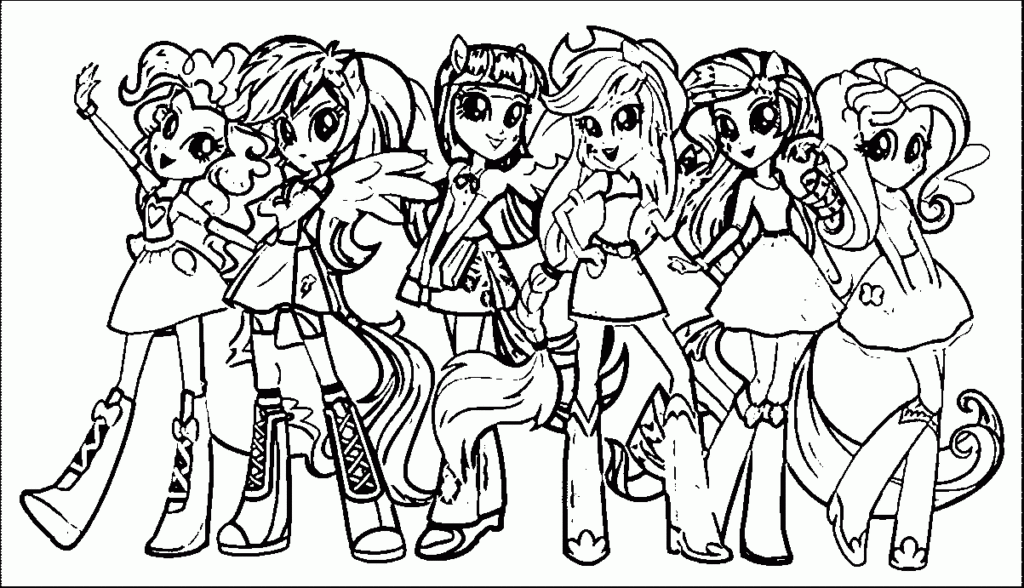 Mlp Coloring Pages Coloring Home
