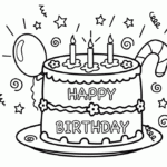 Mom Birthday Coloring Pages Coloring Home