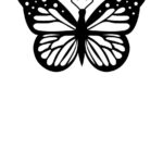 Monarch Butterfly Color Page In PDF Download Template