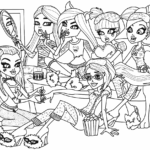 Monster High Coloring Pages Pdf Coloring Home