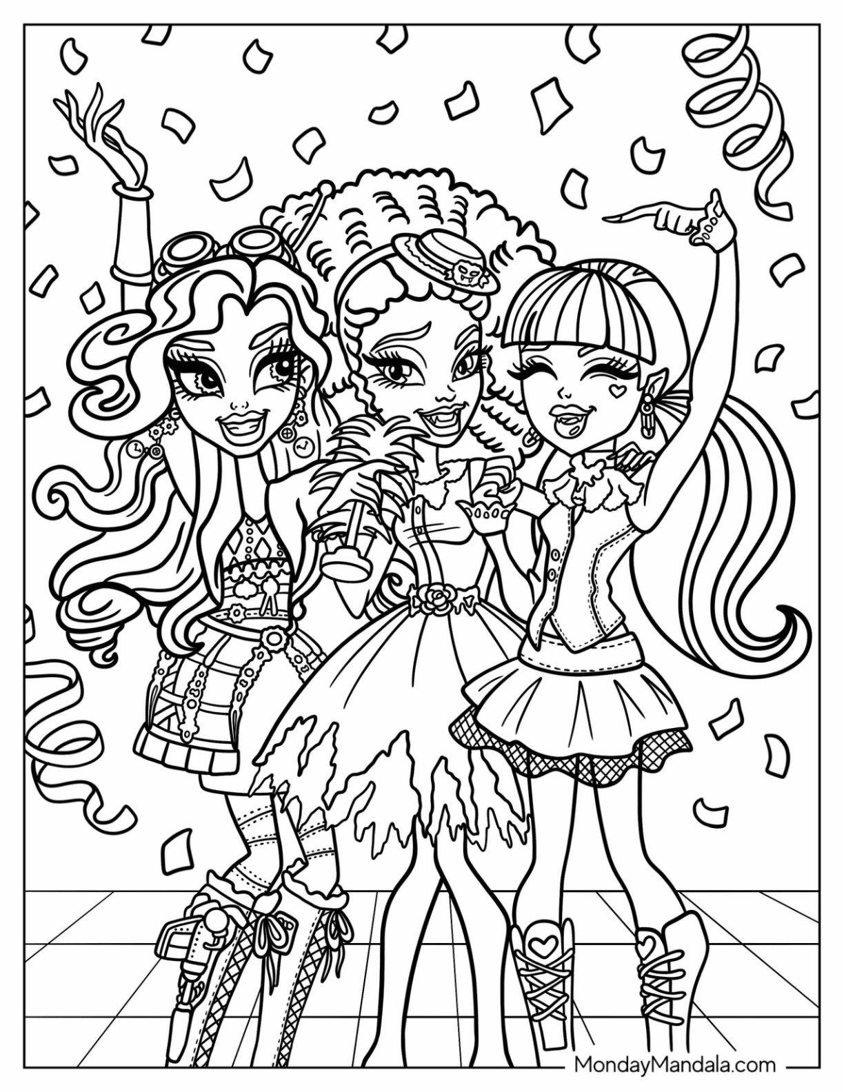 Monster High Coloring Pages