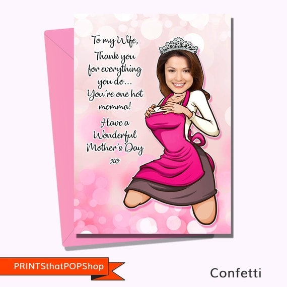 free funny printable mothers day cards for wife