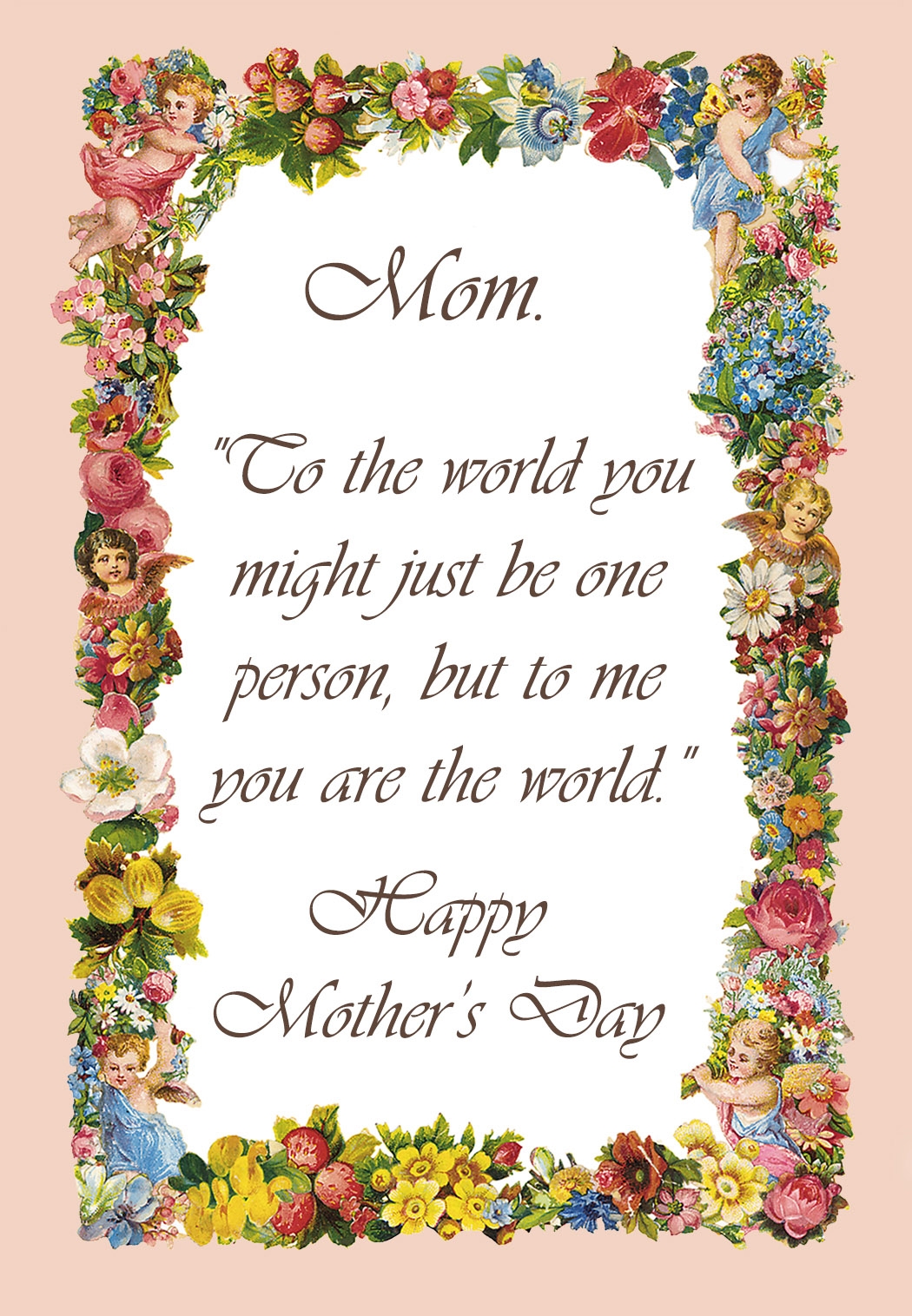 free mothers day printable cards to color
