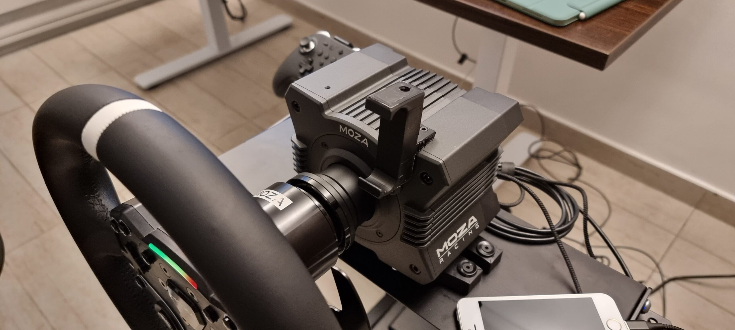 Moza R5 Dashboard Phone Holder By Danioki Download Free STL Model 
