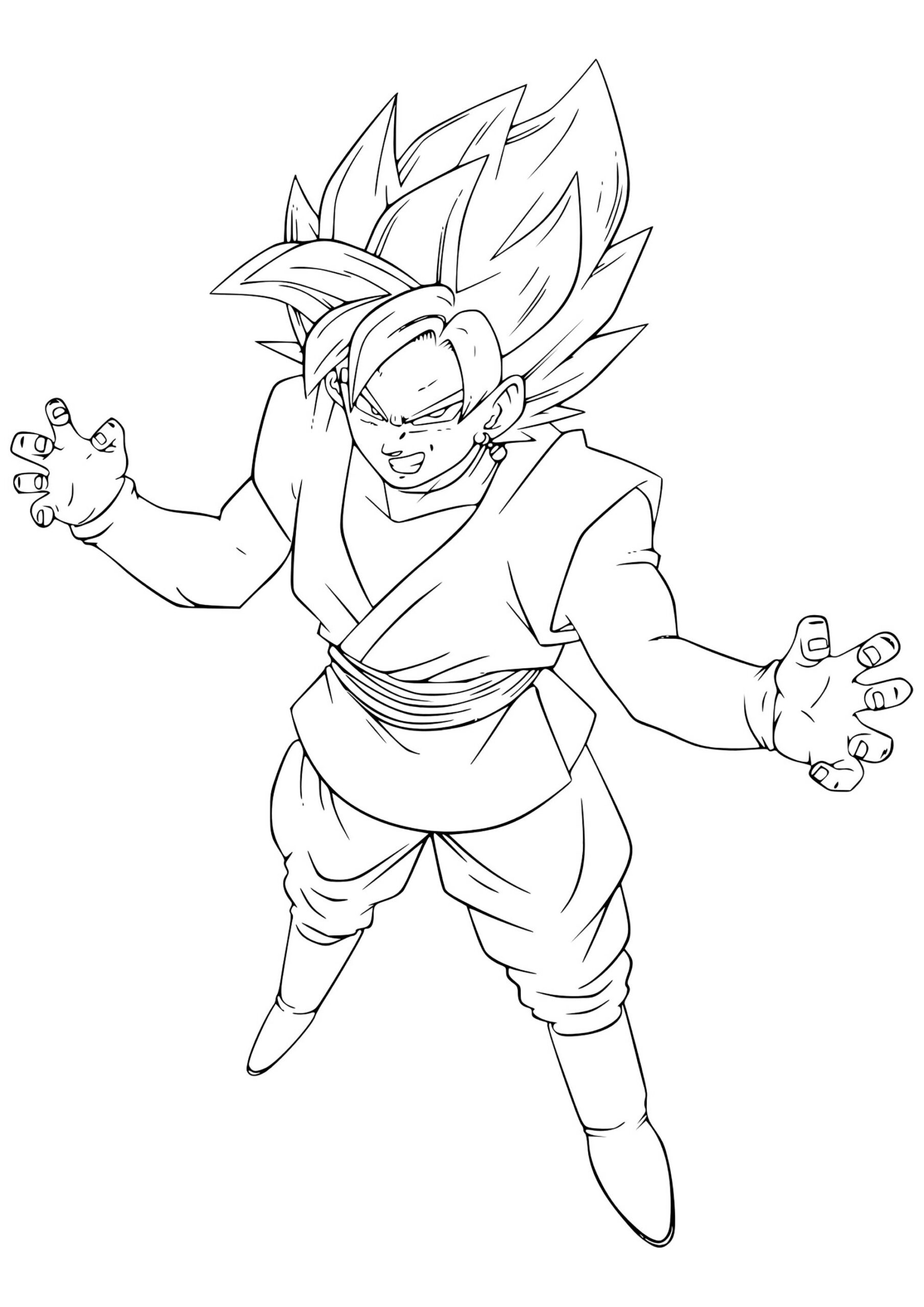 Mui Goku Coloring Pages Free Coloring Pages