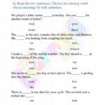 Multiple Meaning Words Activities Worksheets Word Lists And