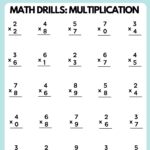 Multiplication Easy Worksheets MultiplicationWorksheets