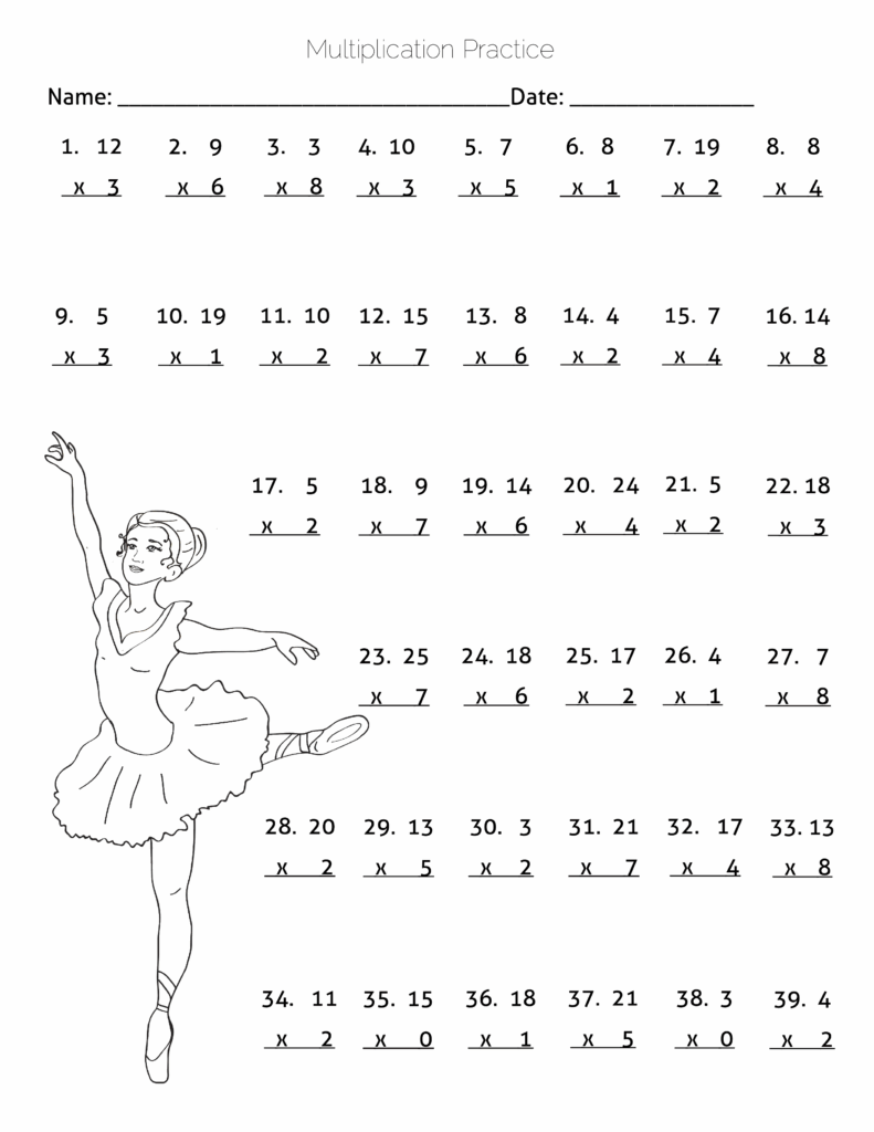 Multiplication For Third Graders Worksheets Multiplication Worksheets