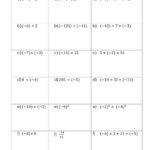 Multiplication Of Integers Worksheets K5 Learning Worksheets Library