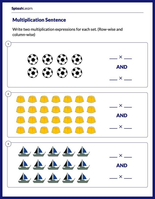 Multiplication Worksheets For 3rd Graders Online SplashLearn 