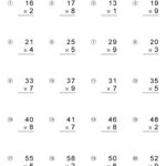 Multiplication Worksheets Grade 3 With Answer Key