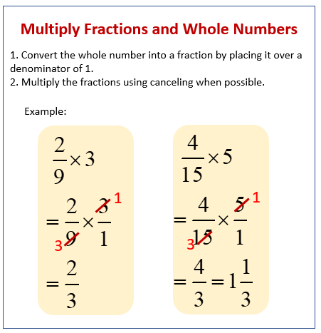 multiply fractions worksheet