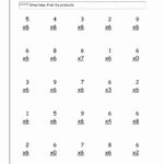 Multiplying By 6 Worksheet Fresh Multiplication Facts Worksheets From