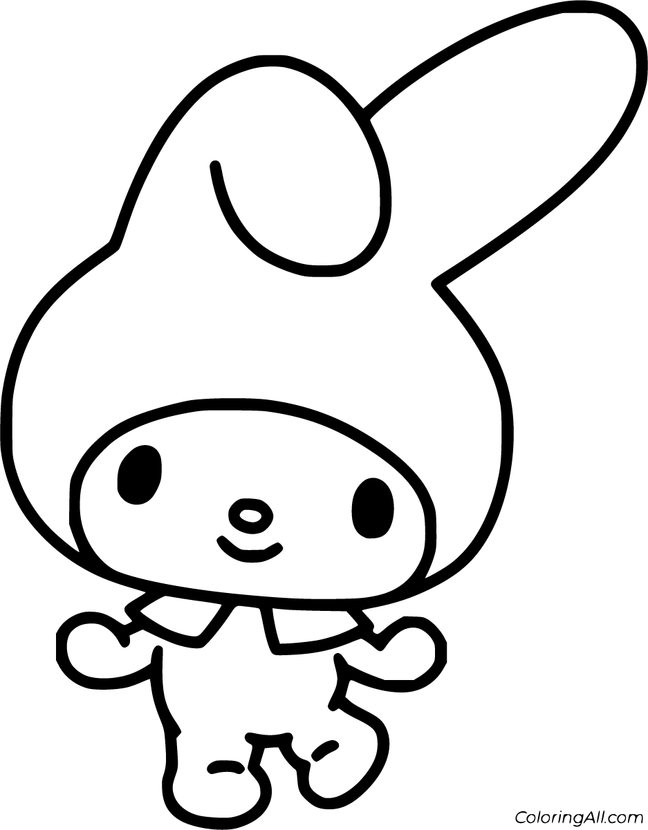 My Melody Coloring Pages 33 Free Printables ColoringAll