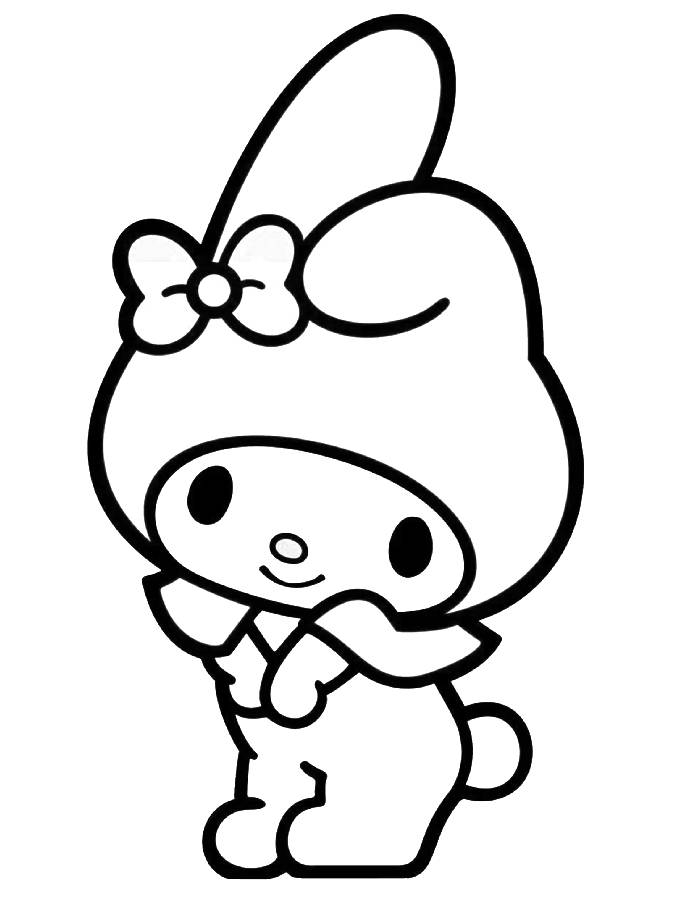 My Melody Coloring Pages