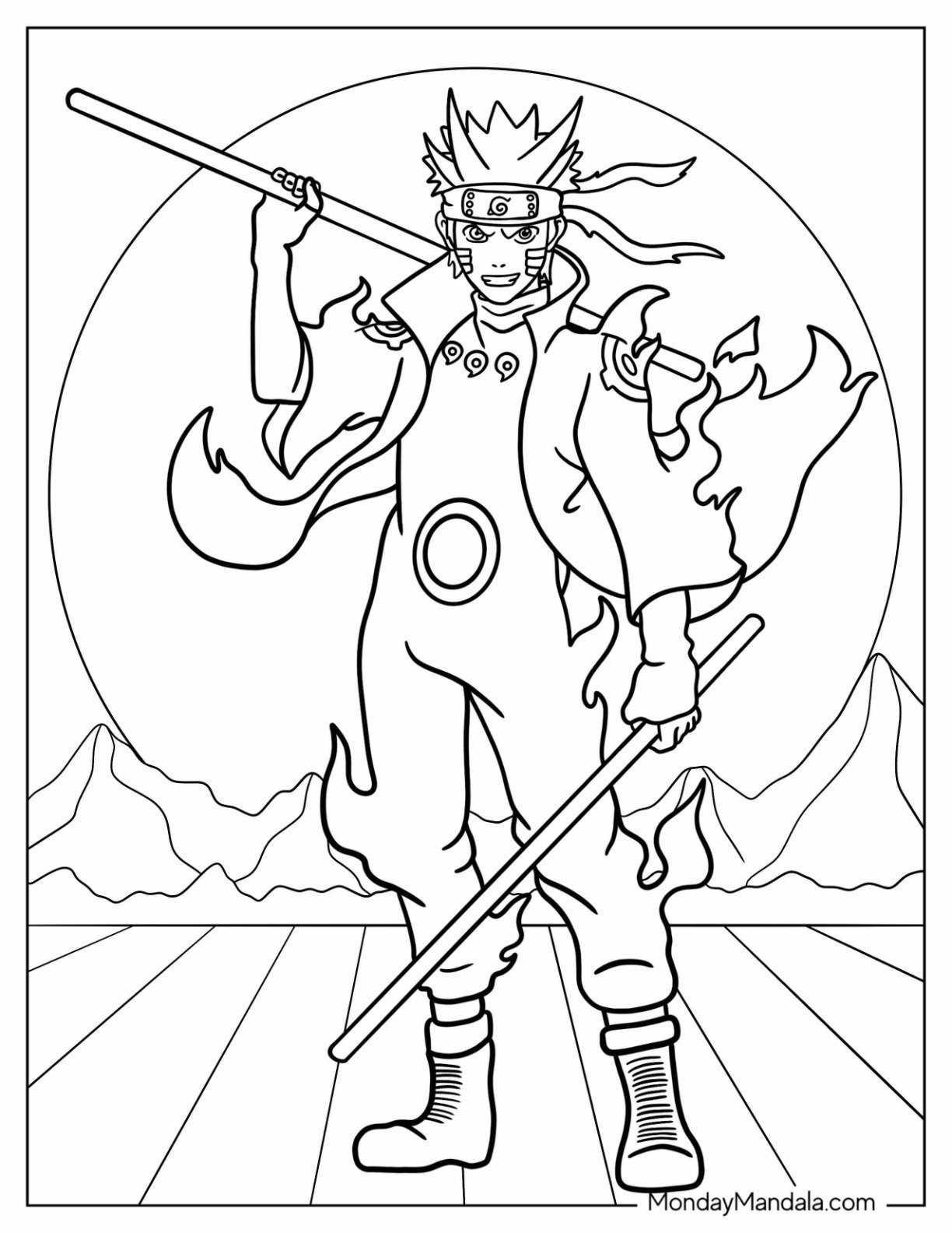 Naruto Coloring Pages Printable Pdf Infoupdate