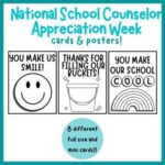 National School Counselor Appreciation Week Cards And Posters For