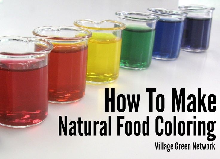 Natural Food Coloring Make Your Own Natural Food Coloring