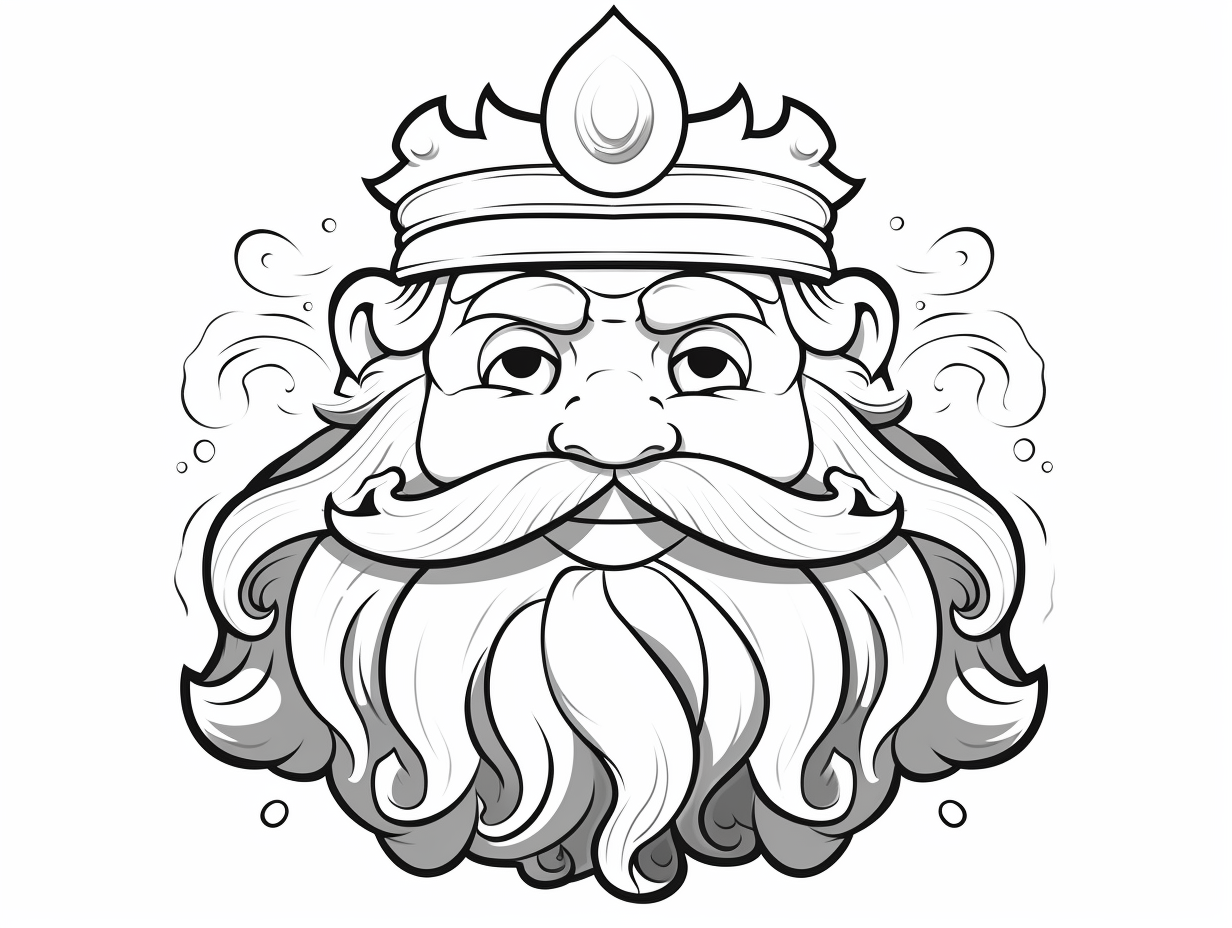 Neptune 39 S Wonders Printable Coloring Page