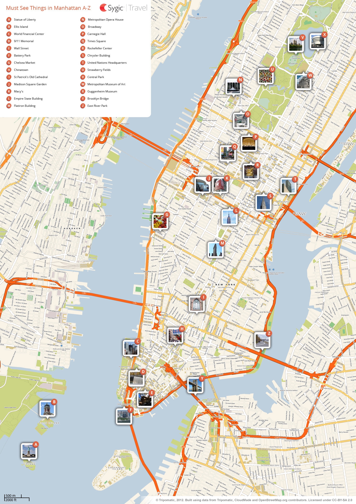 New York City Tourist Map Printable Infoupdate
