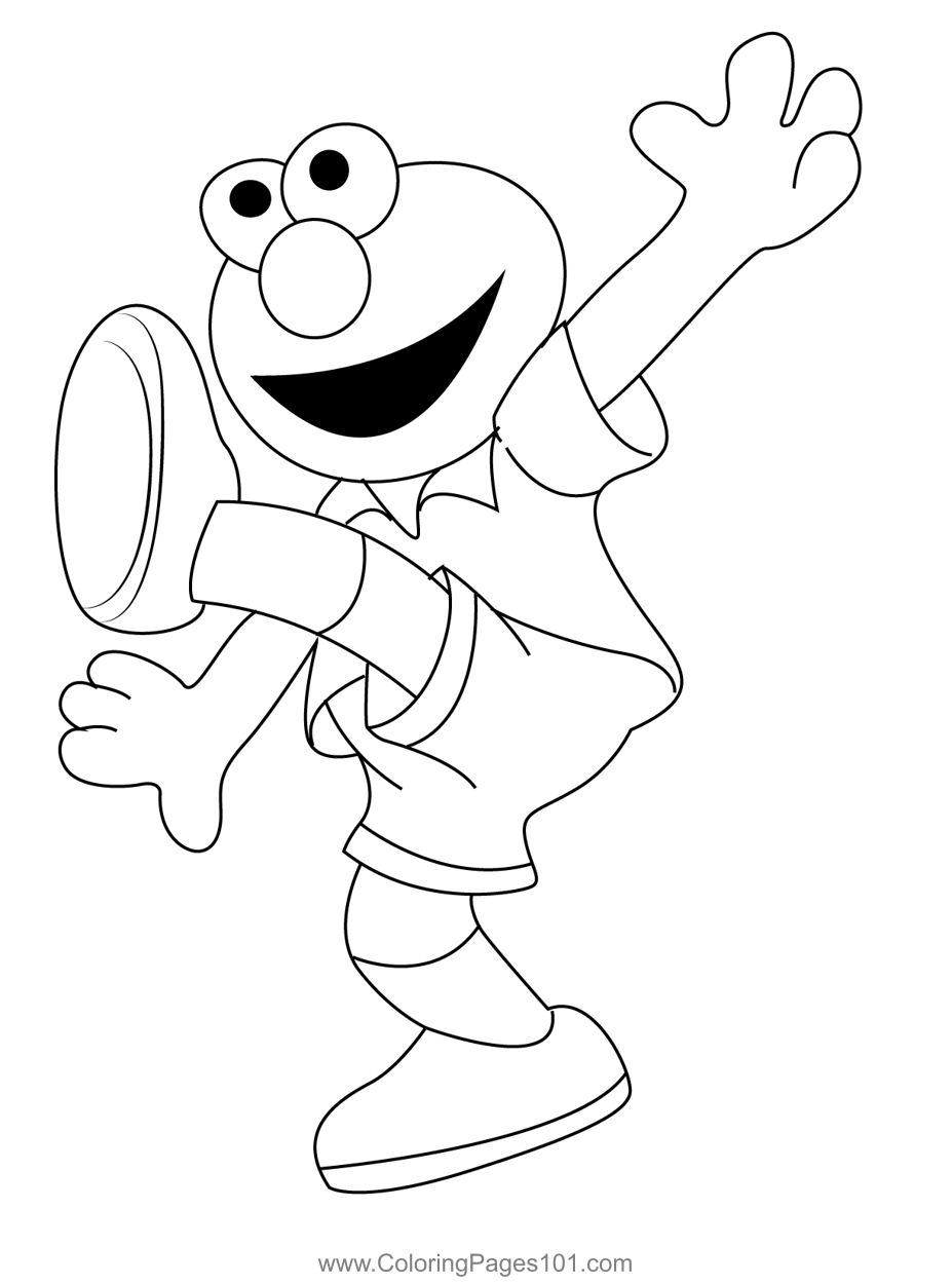 Nice Elmo Coloring Page For Kids Free Elmo Printable Coloring Pages 