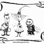 Nightmare Before Christmas Coloring Pages Printable Coloring Home